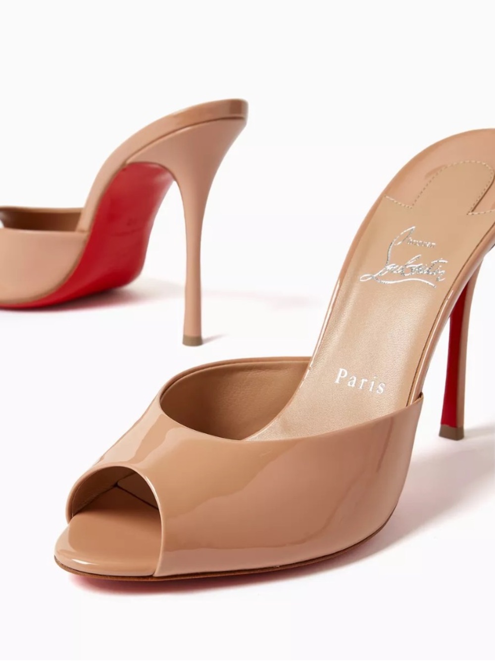 Christian Louboutin Me Dolly 100 mm Mules Patent calf leather 36.5 $945